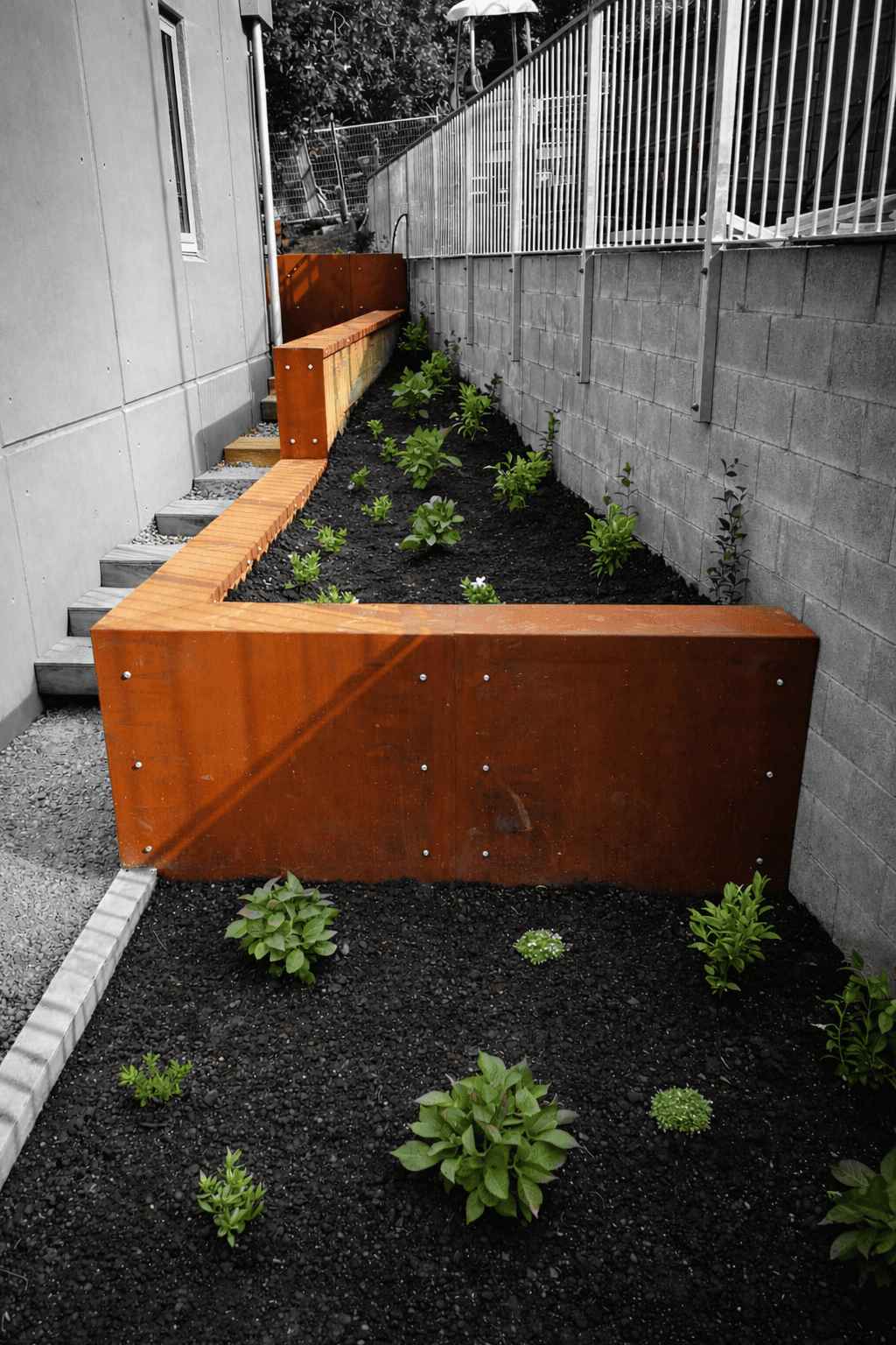 Corten Planter Boxes