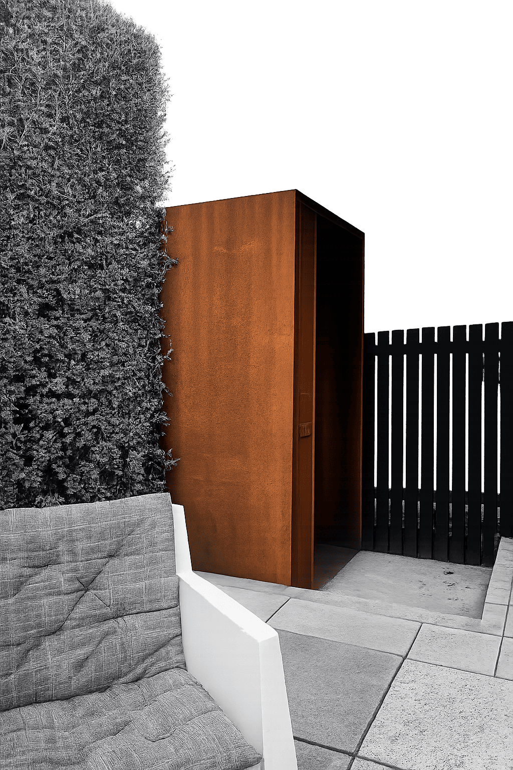 corten steel screen Auckland 