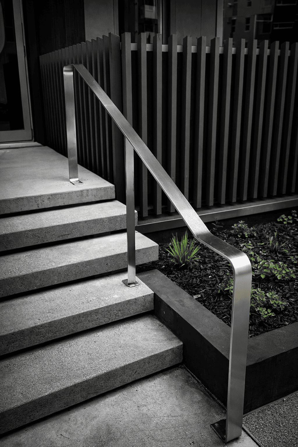 Flat Bar Stainless Handrail